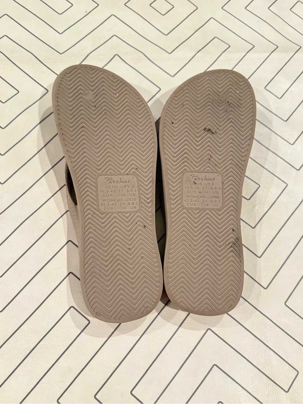 Archies Tan Thong Sandals